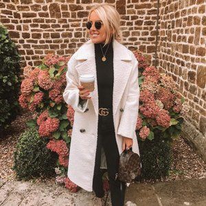 TOPSHOP Kim Bouclé Coat